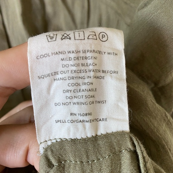 Spell Linda Blouse in Khaki - Picture 11 of 12